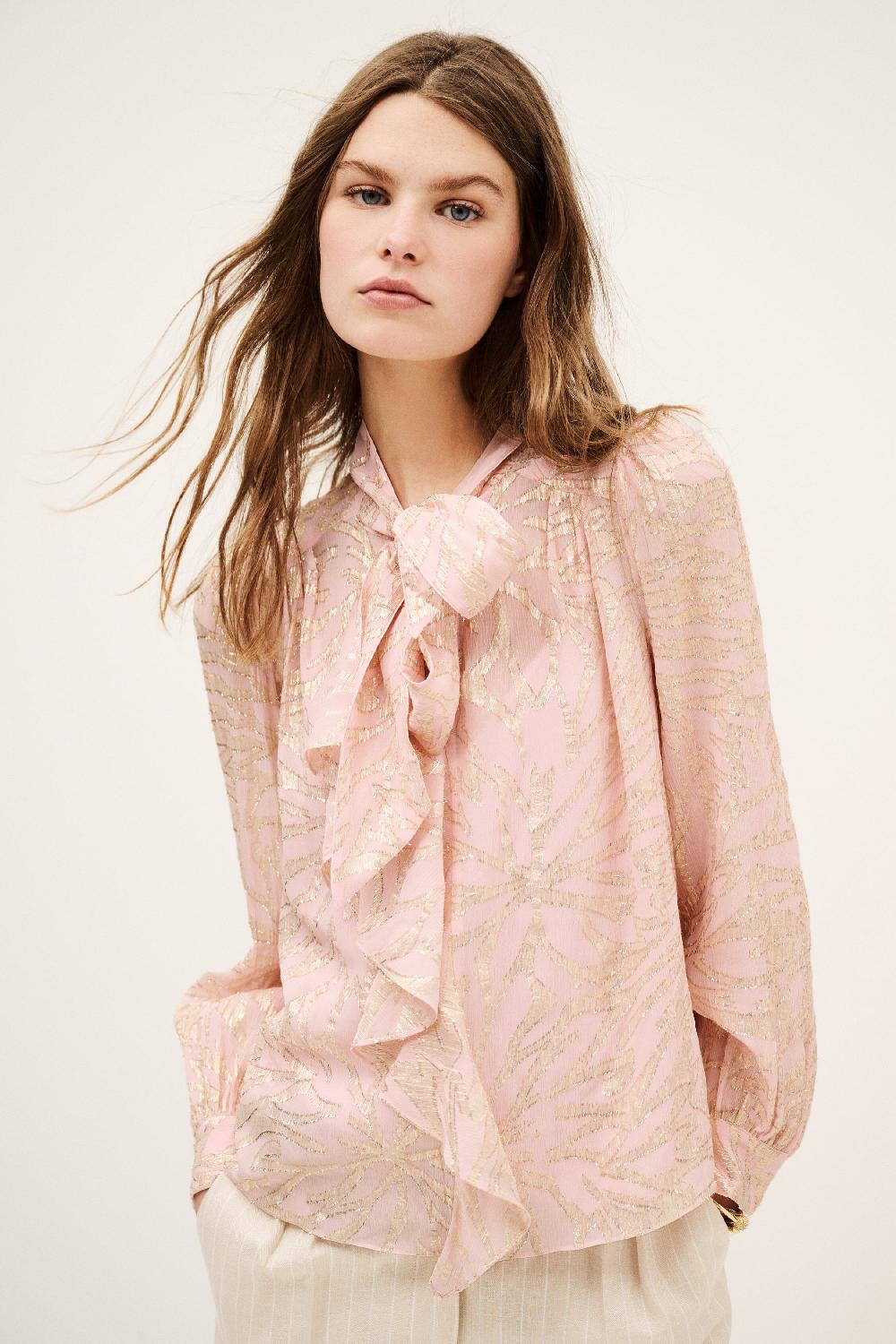 Ba&sh Blouse Droite Minnie Rose