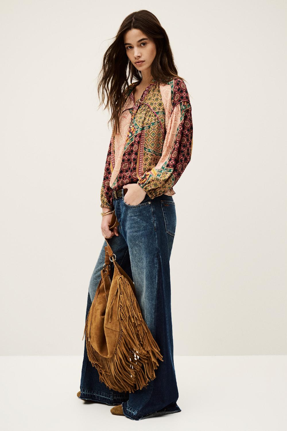 Ba&sh Blouse Fluide Faith Multi