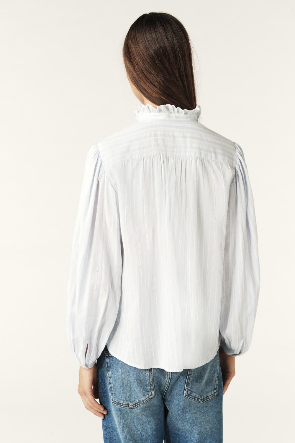 Ba&sh Blouse Fluide Spice Bleu