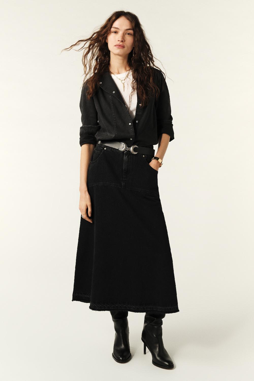 Ba&sh Blouse Forme Chemise Bilena Noir