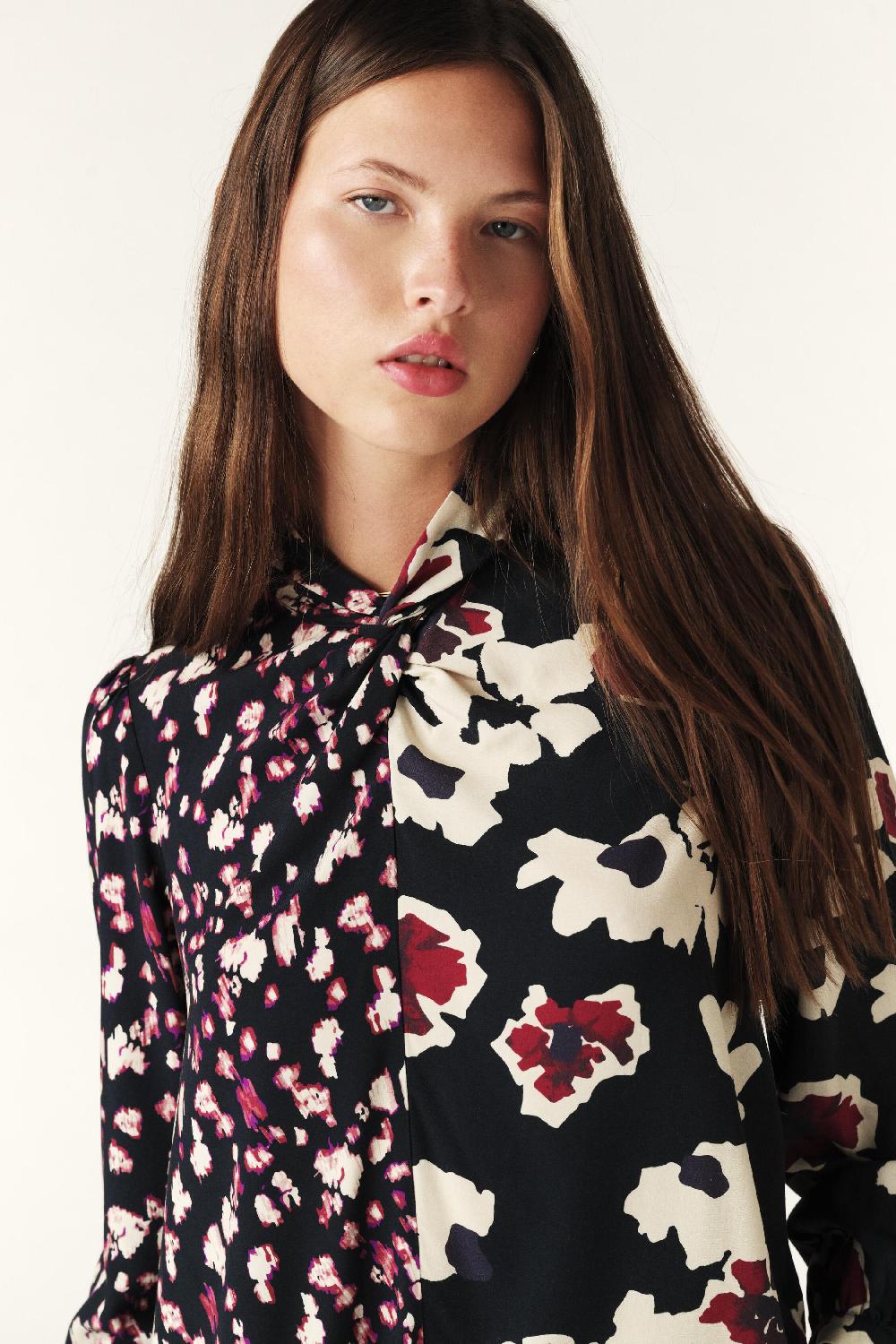 Ba&sh Blouse Manches Longues Milena Rouge