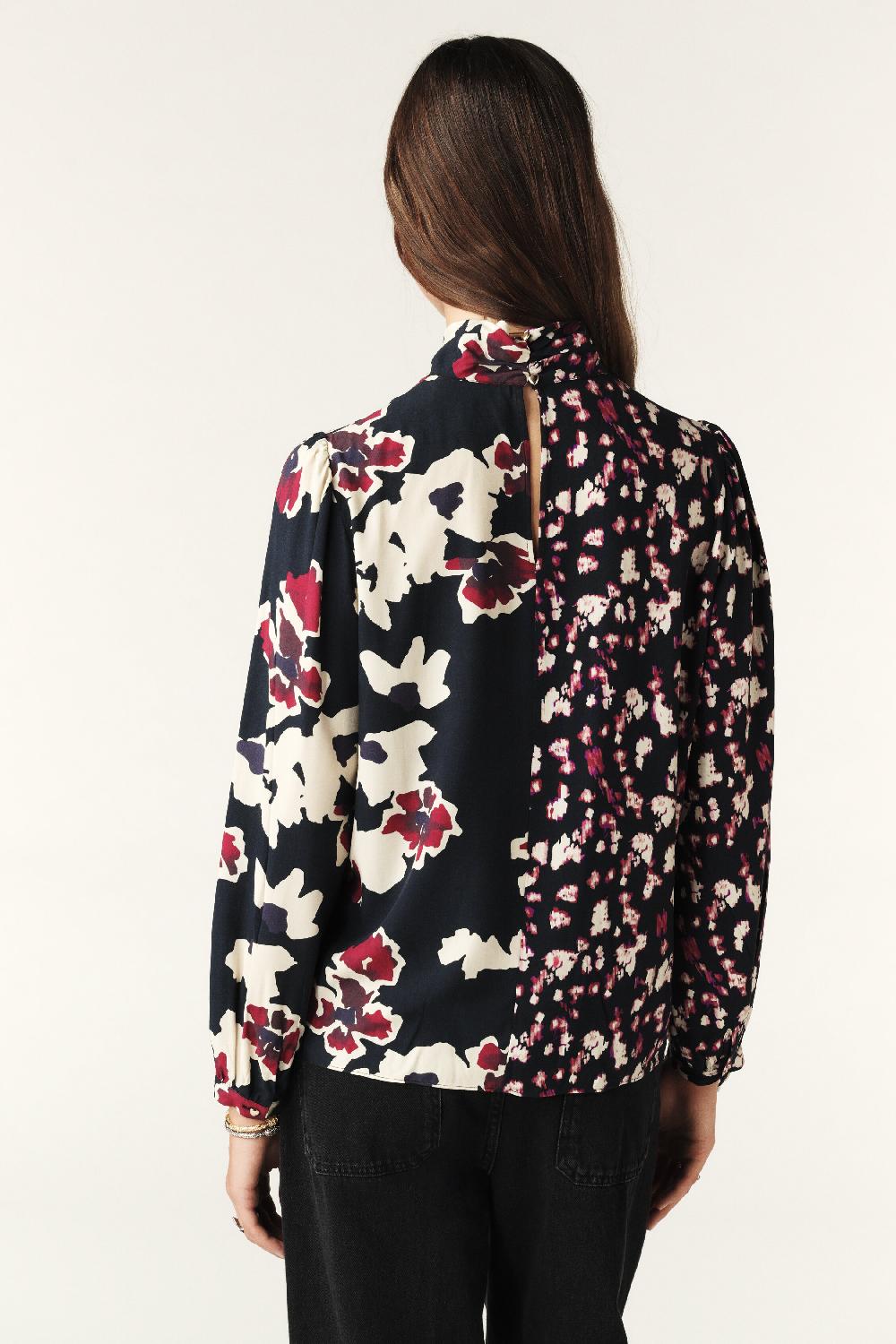 Ba&sh Blouse Manches Longues Milena Rouge