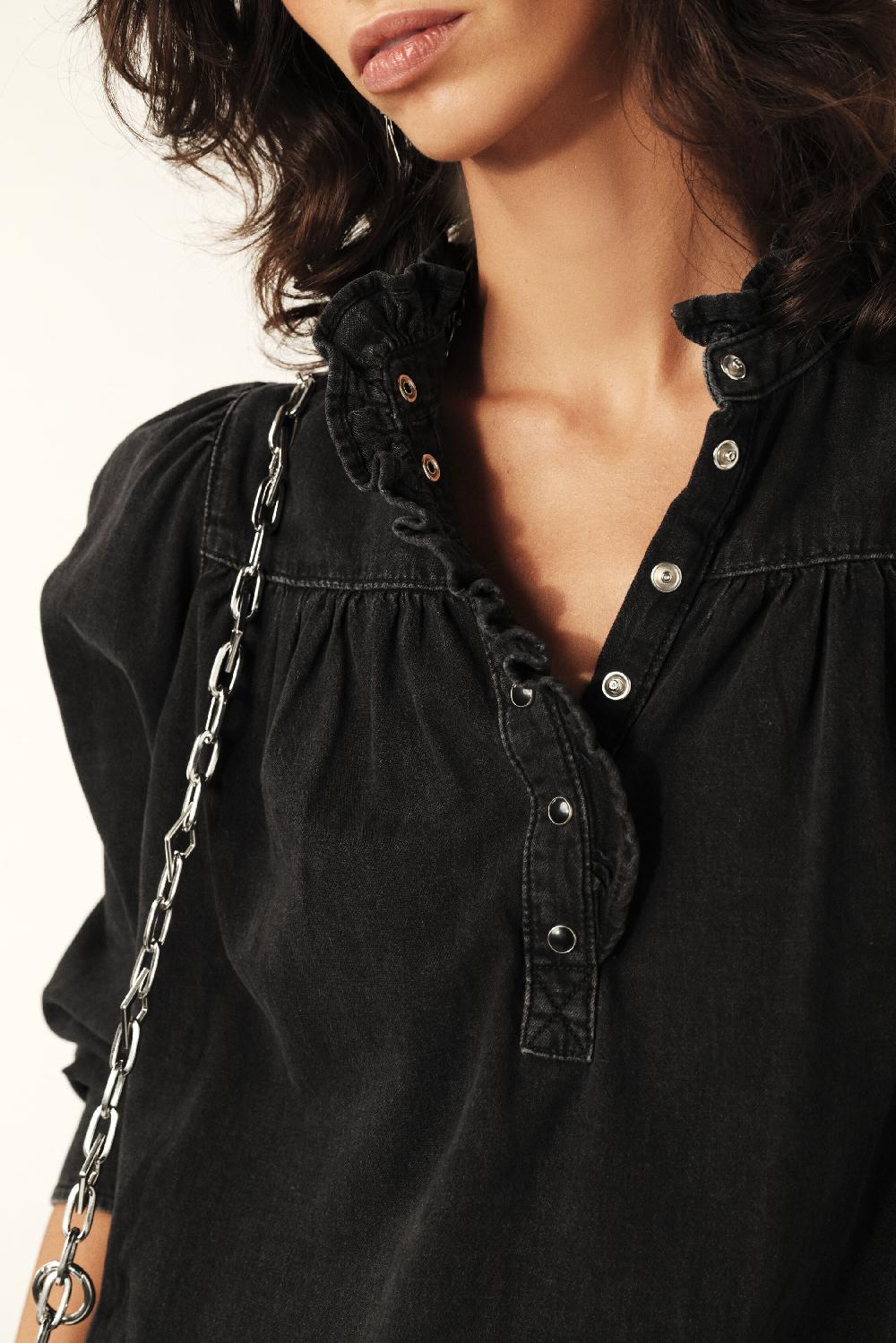 Ba&sh Blouse Milac Noir