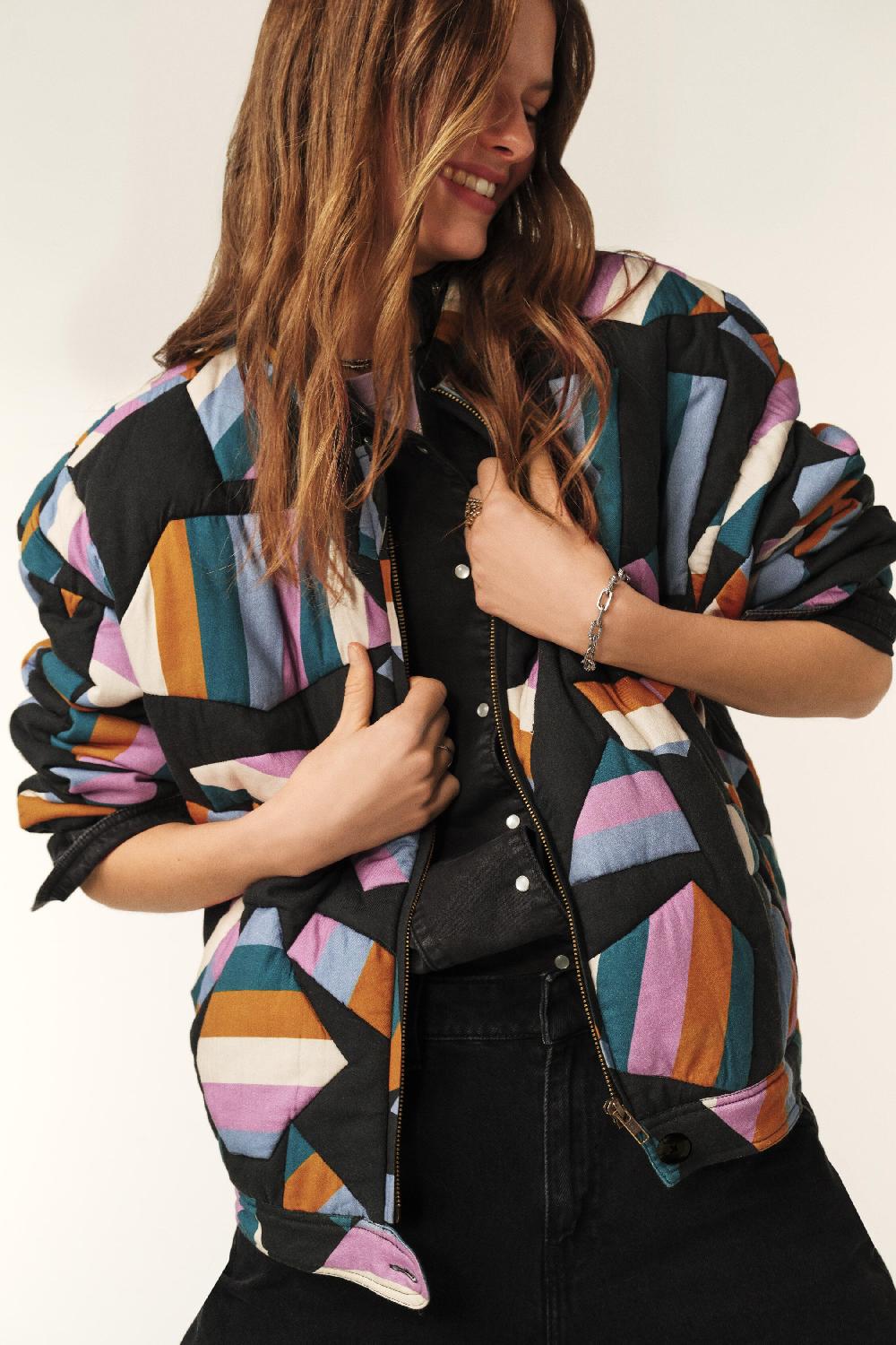 Ba&sh Blouson Type Bomber Pegase Noir
