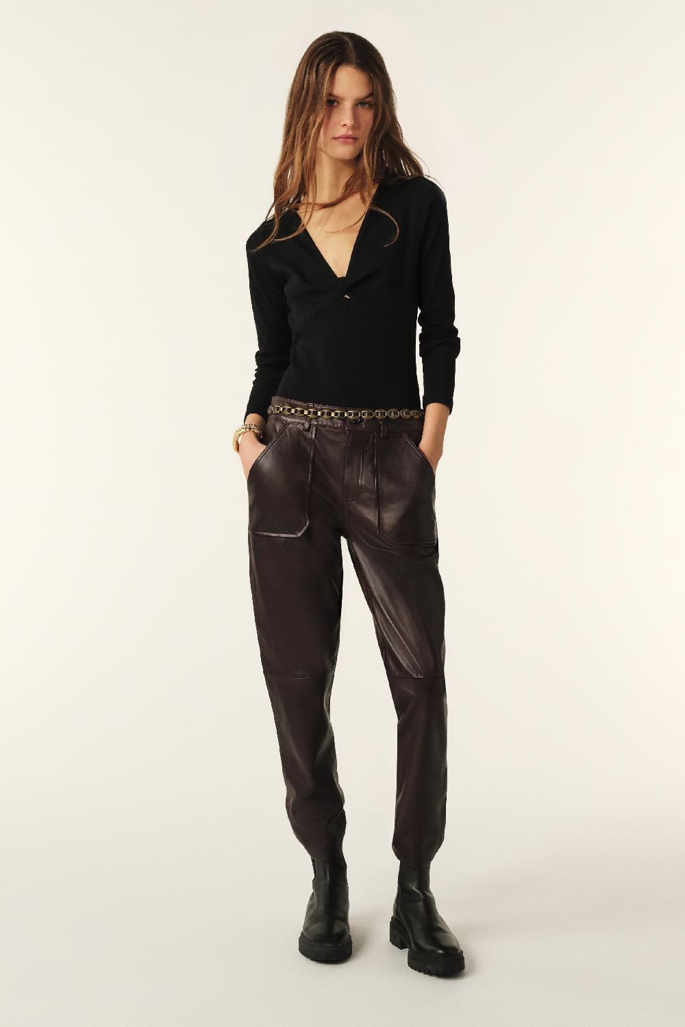 Ba&sh Body Manches Longues Campbell Noir