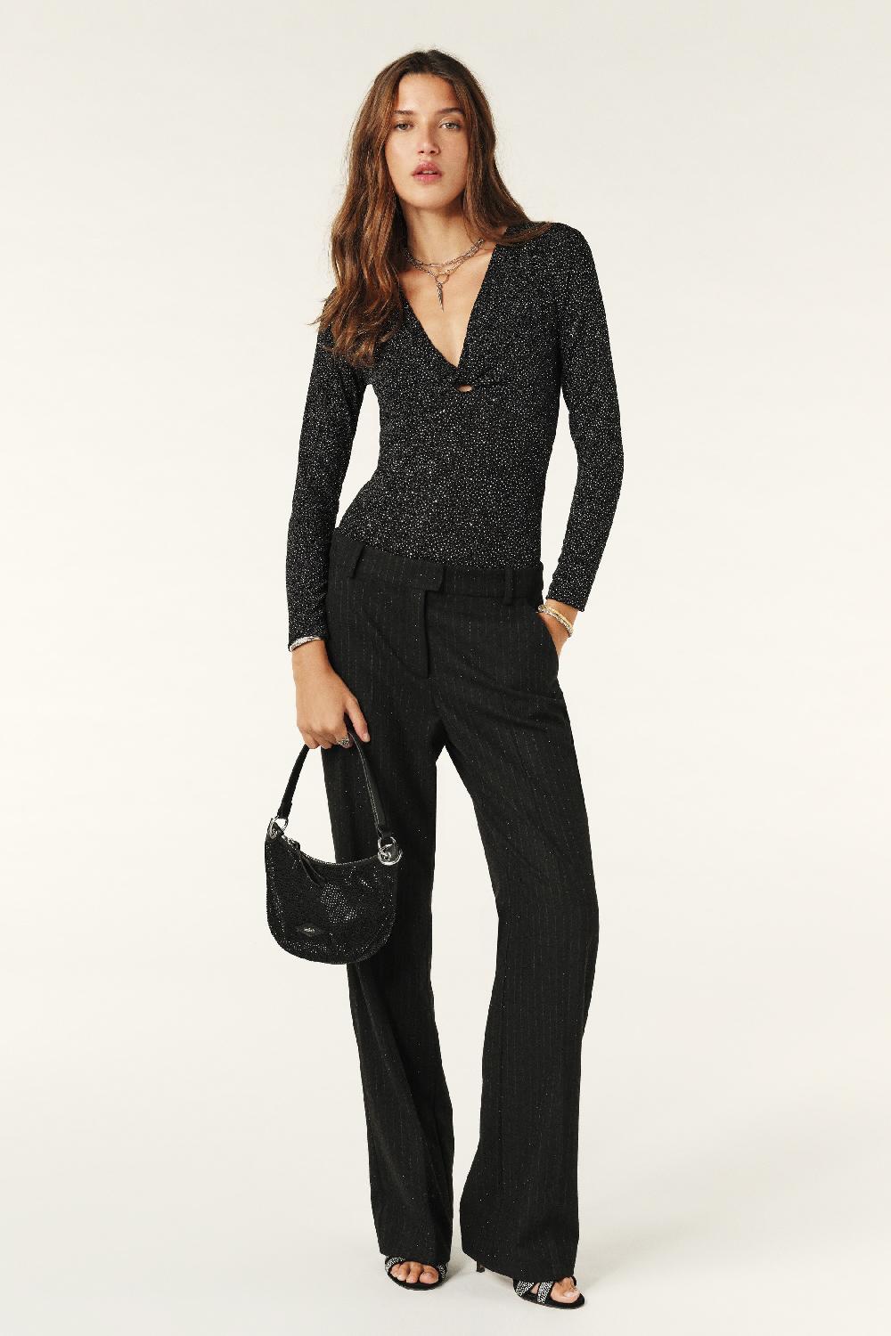 Ba&sh Body Pailleté Basile Noir