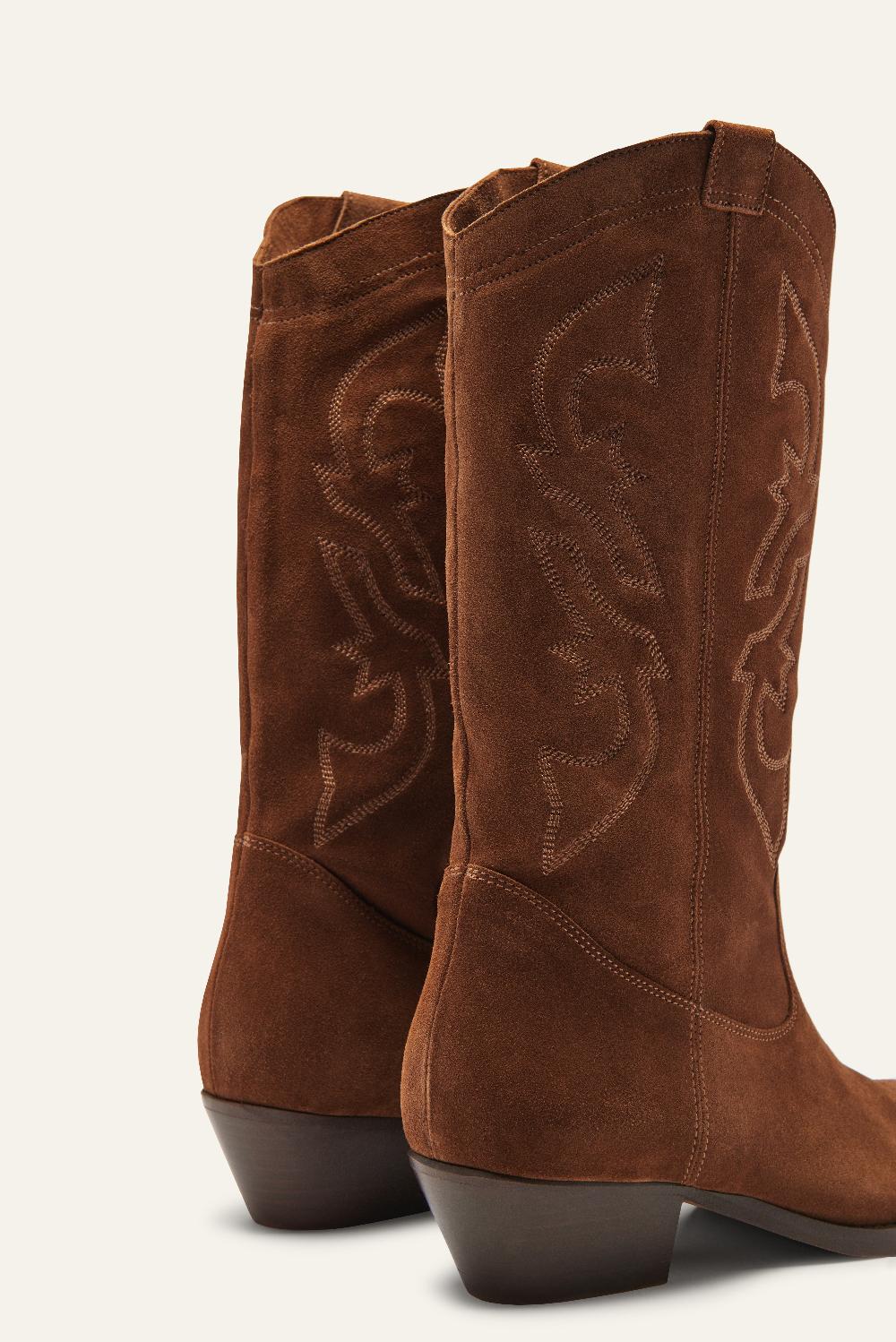 Ba&sh Botte Claurys Marron