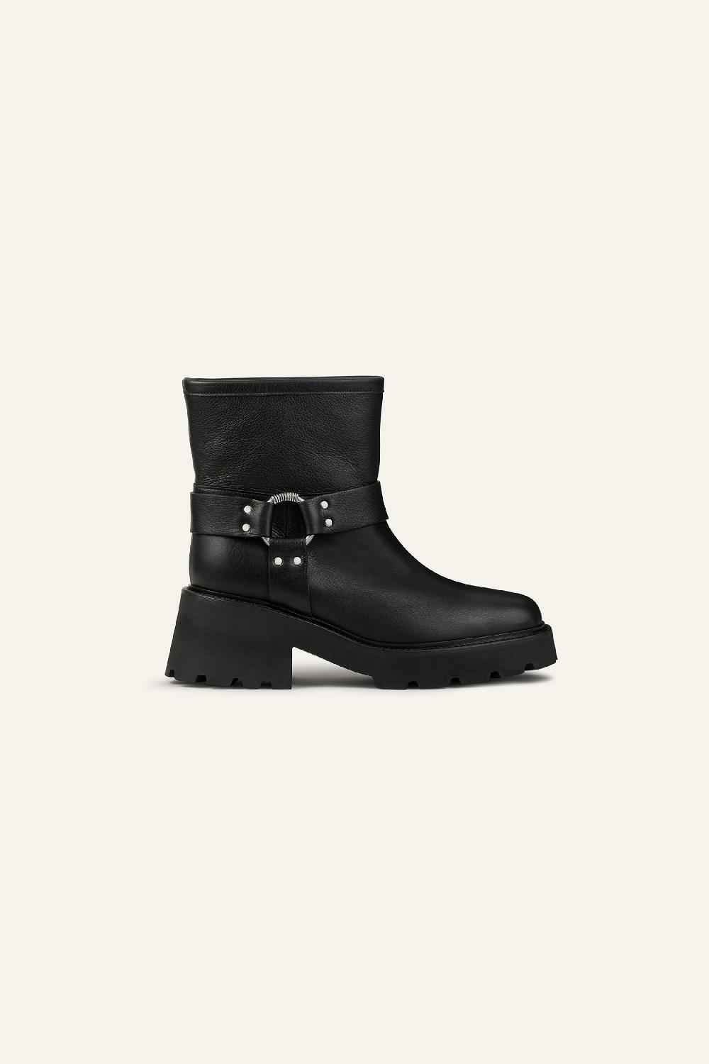 ba&sh Bottes Bout Rond Conda Noir