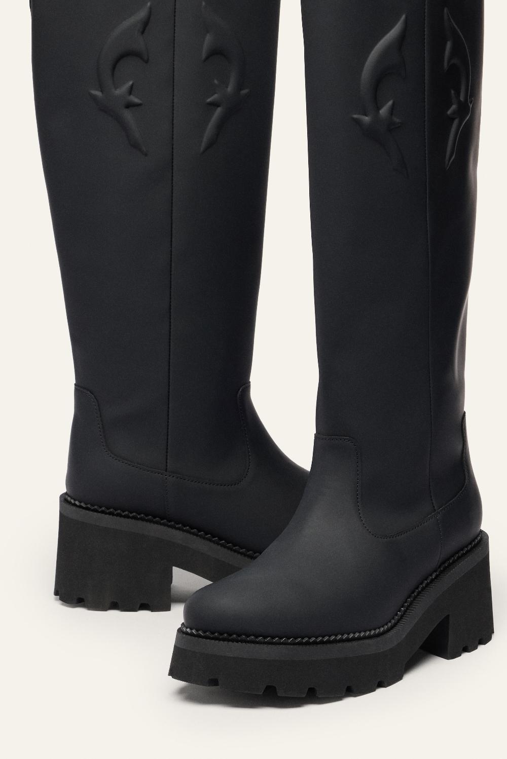 Ba&sh Bottes Style Urbain Claine Noir