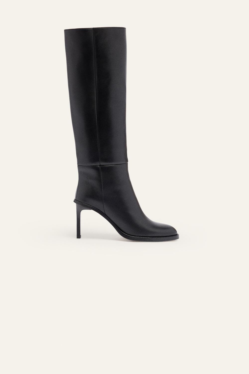 ba&sh Bottes Talons Aiguille Claudia Noir