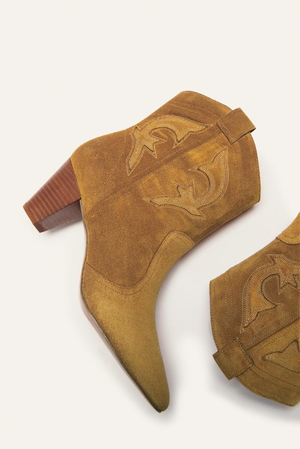 Ba&sh Bottine Casey Bronze