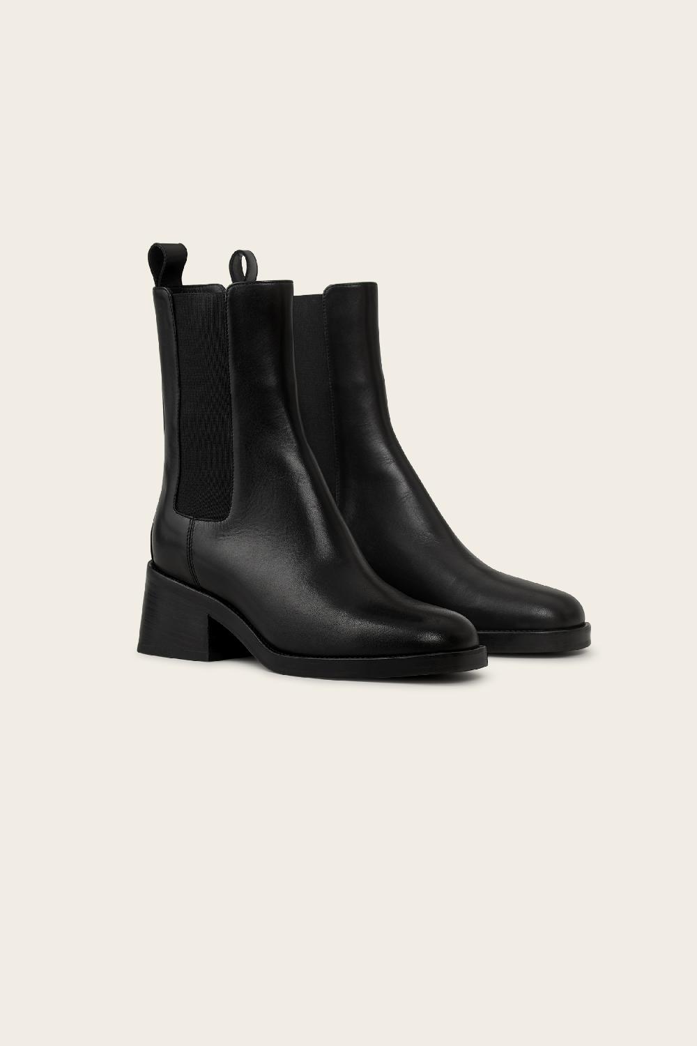 Ba&sh Bottines à Talon Corelia Noir