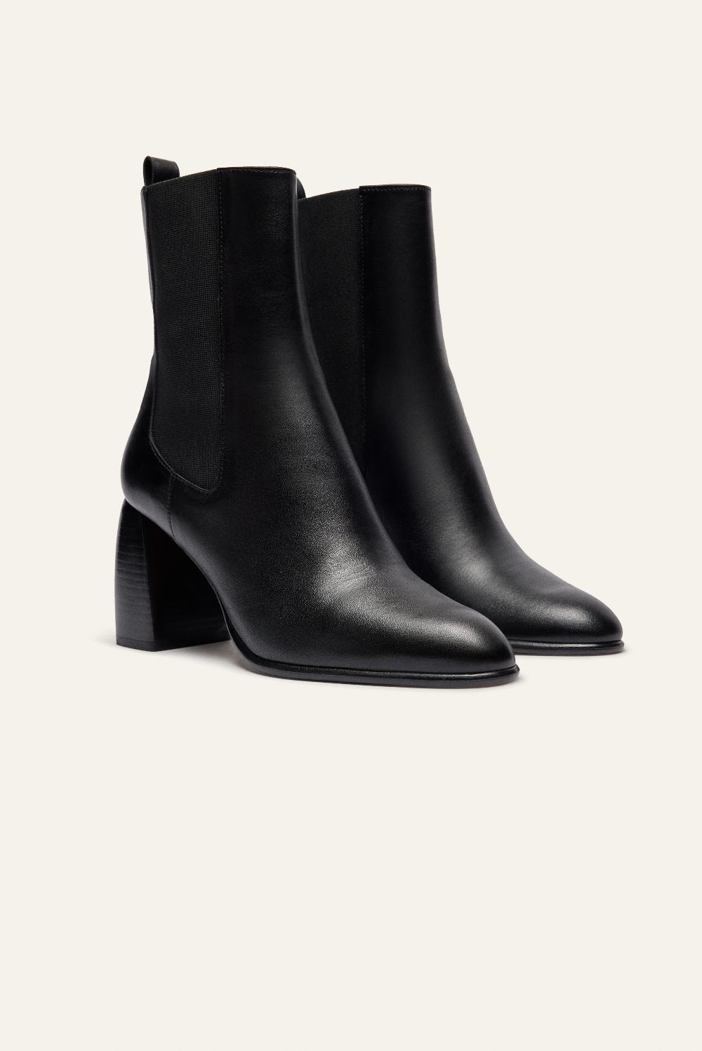 Ba&sh Bottines Forme Chelsea Clayton Noir