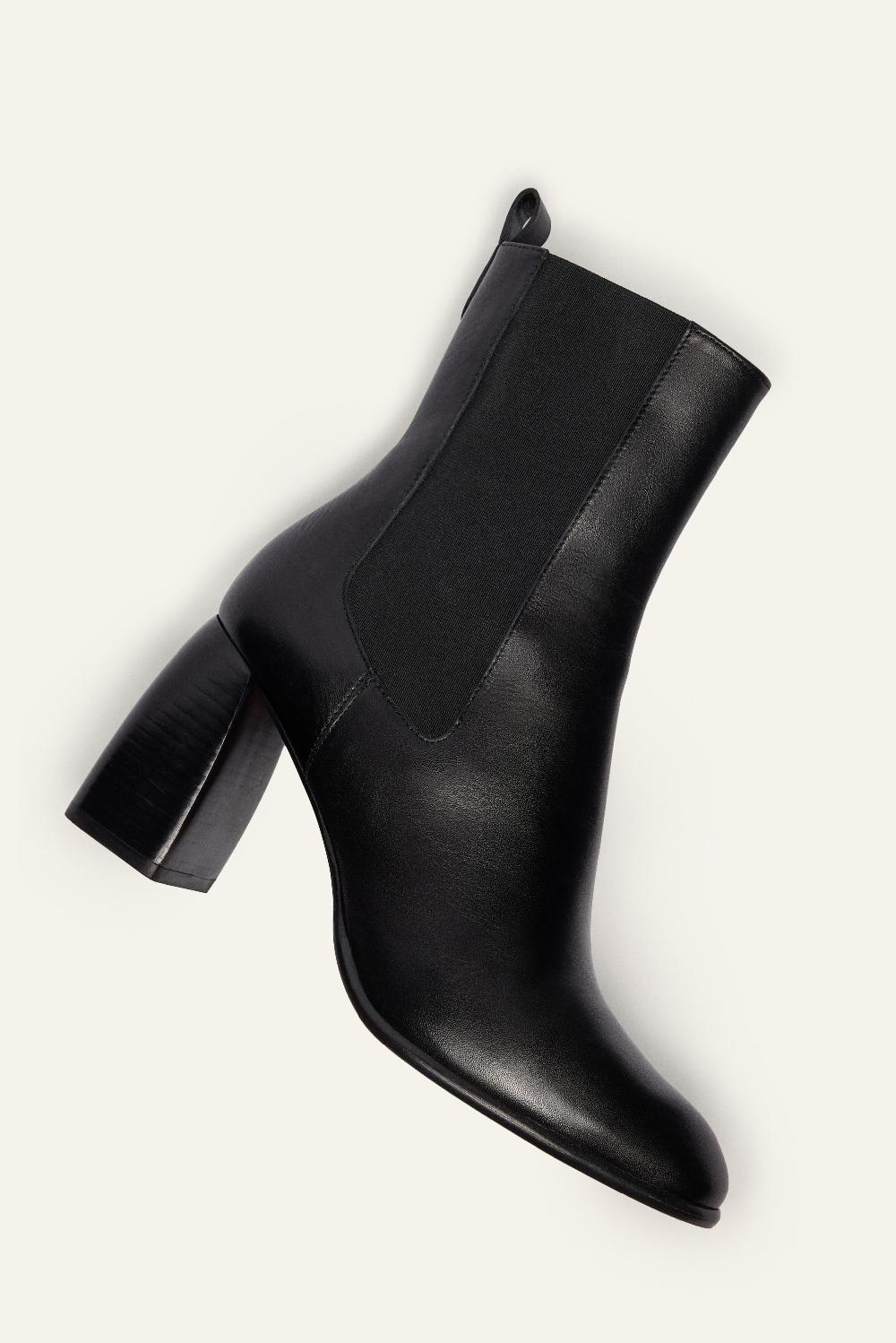 Ba&sh Bottines Forme Chelsea Clayton Noir