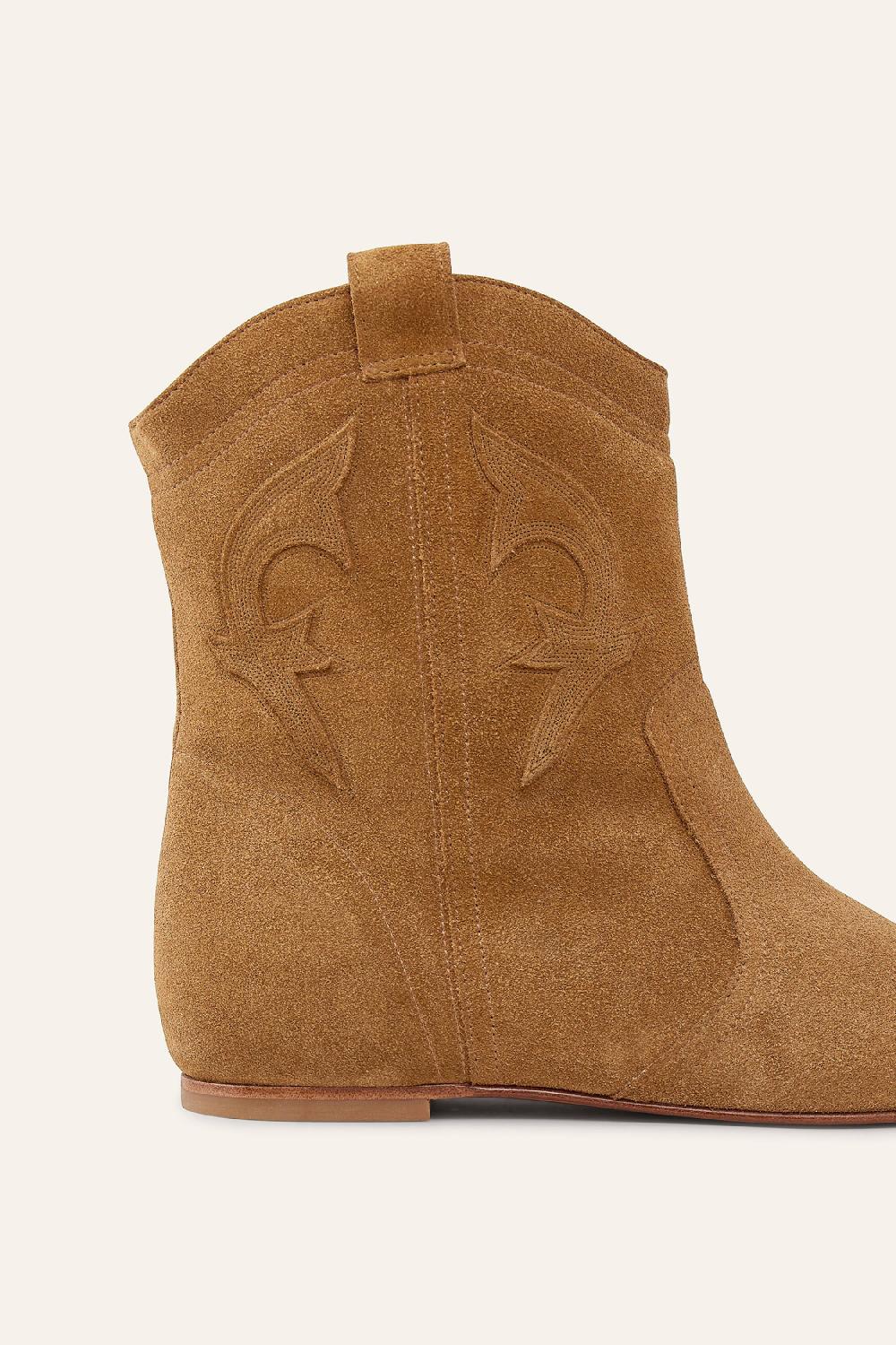 Ba&sh Bottines Plates Cara Bronze