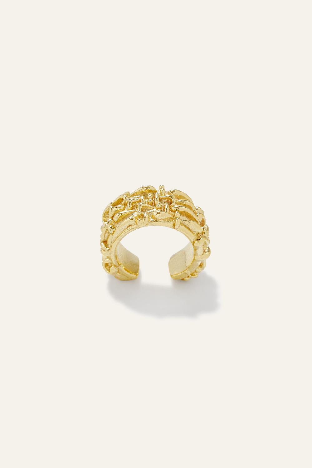 Ba&sh Boucle D'Oreille En Argent Jayden Dore