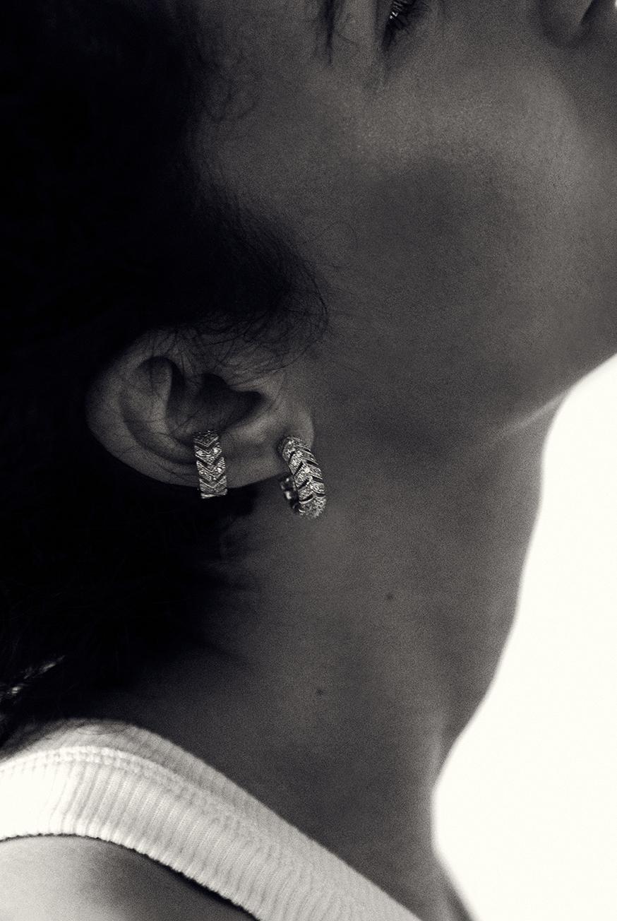 Ba&sh Boucle D'Oreille En Argent Soul Dore