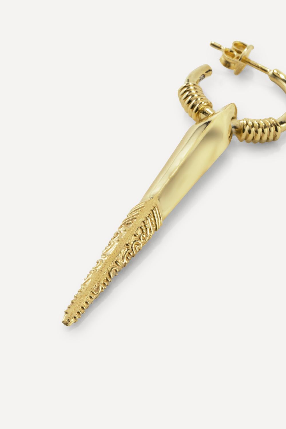 Ba&sh Boucle D'Oreille Mars Dore