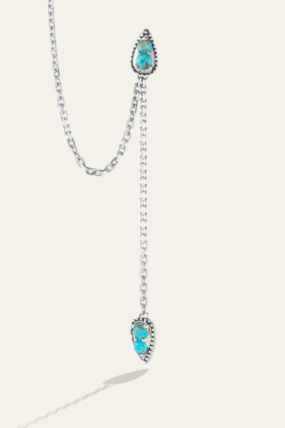 Ba&sh Boucle D'Oreille Okami Bleu