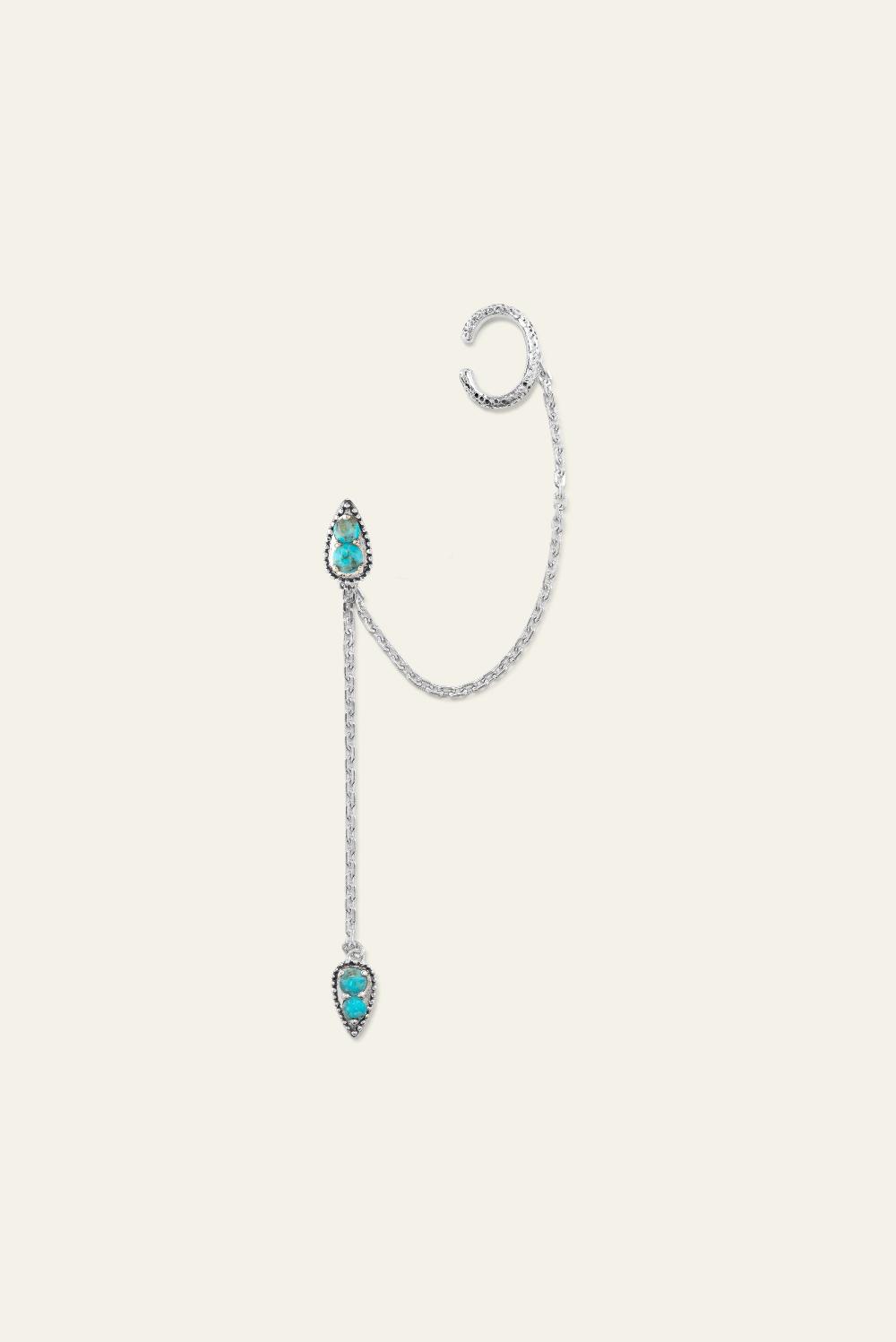 ba&sh Boucle D'Oreille Okami Bleu