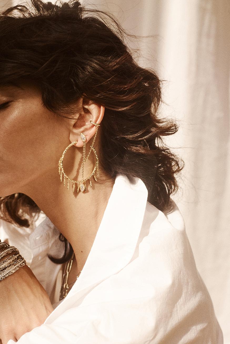 Ba&sh Boucle D'Oreille Okami Dore