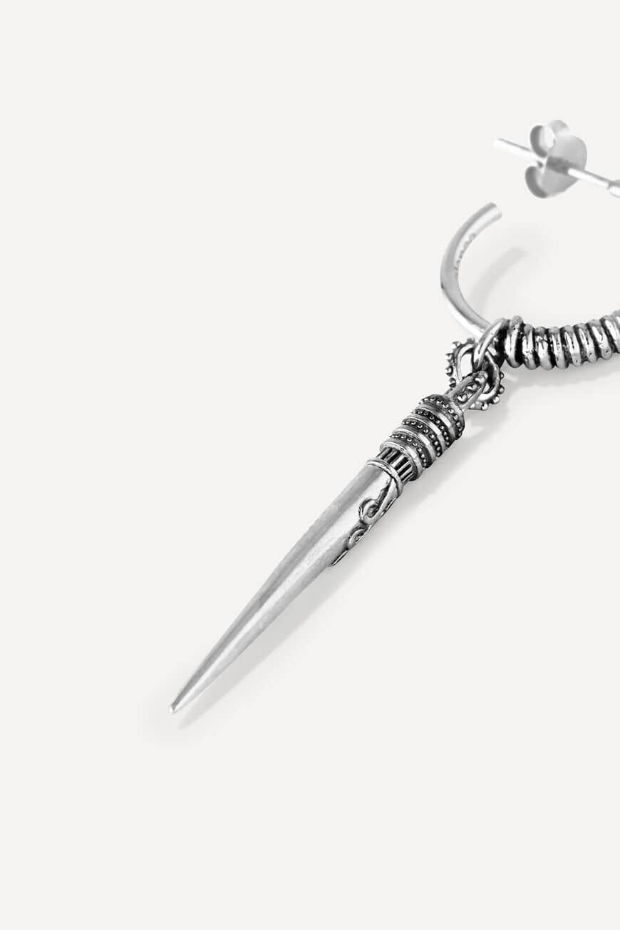 Ba&sh Boucle D'Oreille Olivia Gris