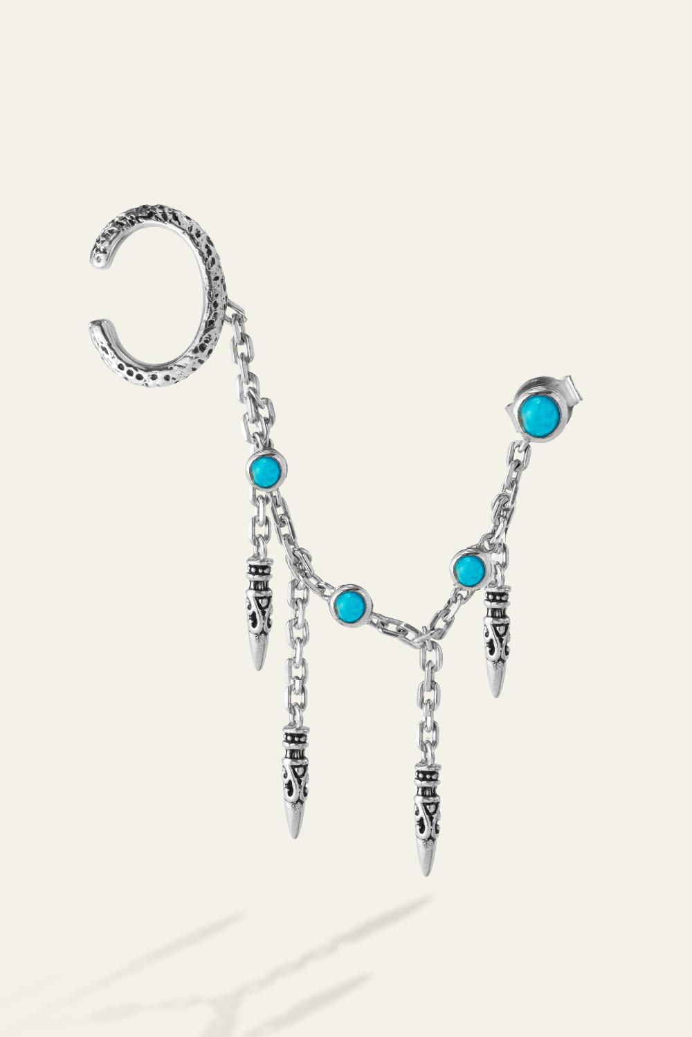 Ba&sh Boucle D'Oreille Ouandi Bleu