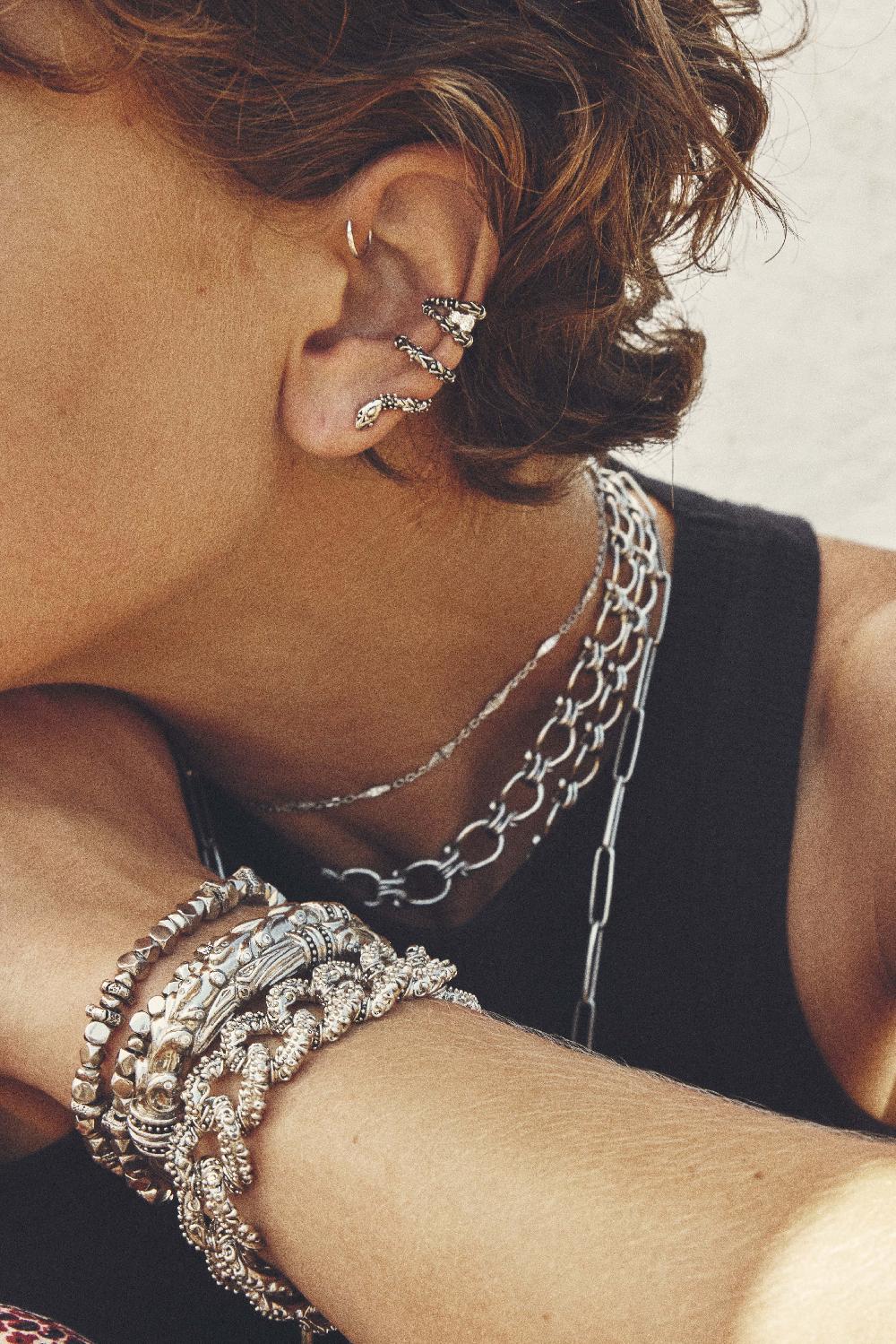 Ba&sh Boucle D'Oreille Phoenix Dore