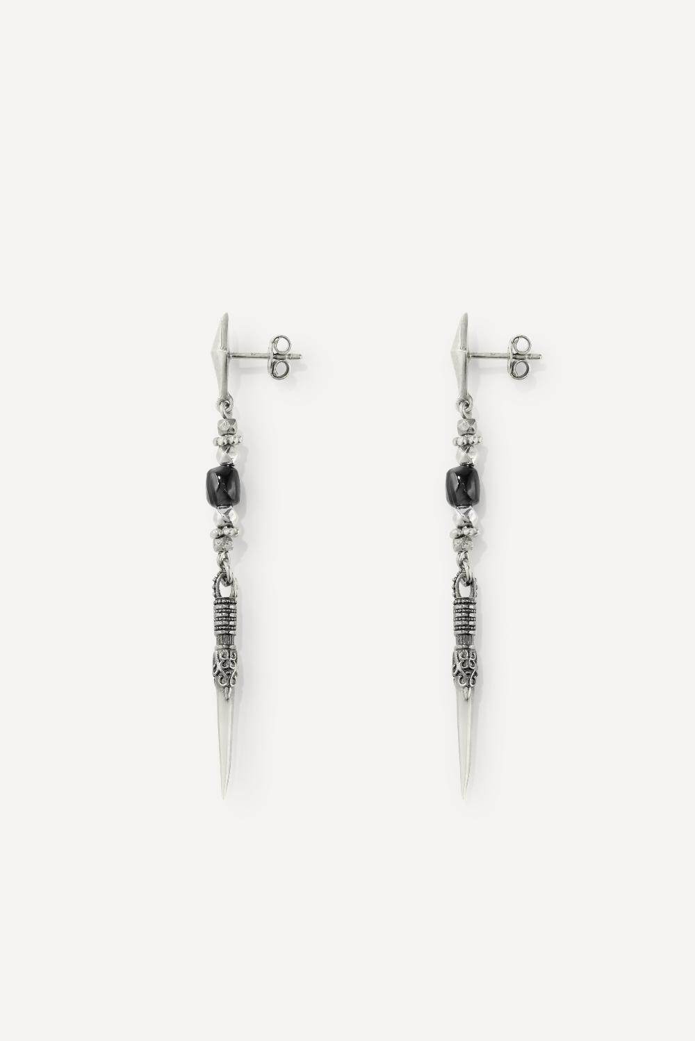 Ba&sh Boucles D'Oreilles Appie Gris