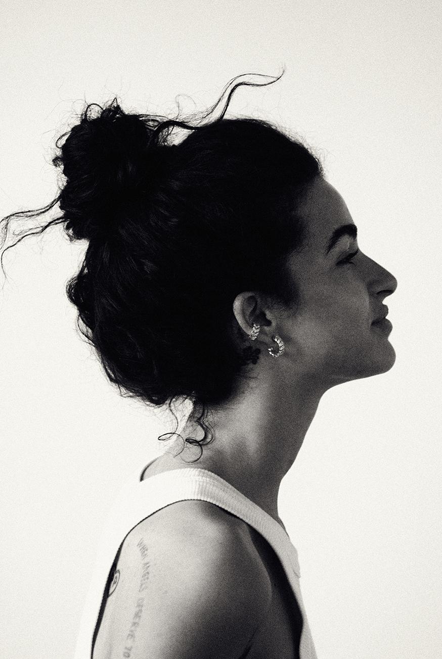 Ba&sh Boucles D'Oreilles En Argent Sollya Gris