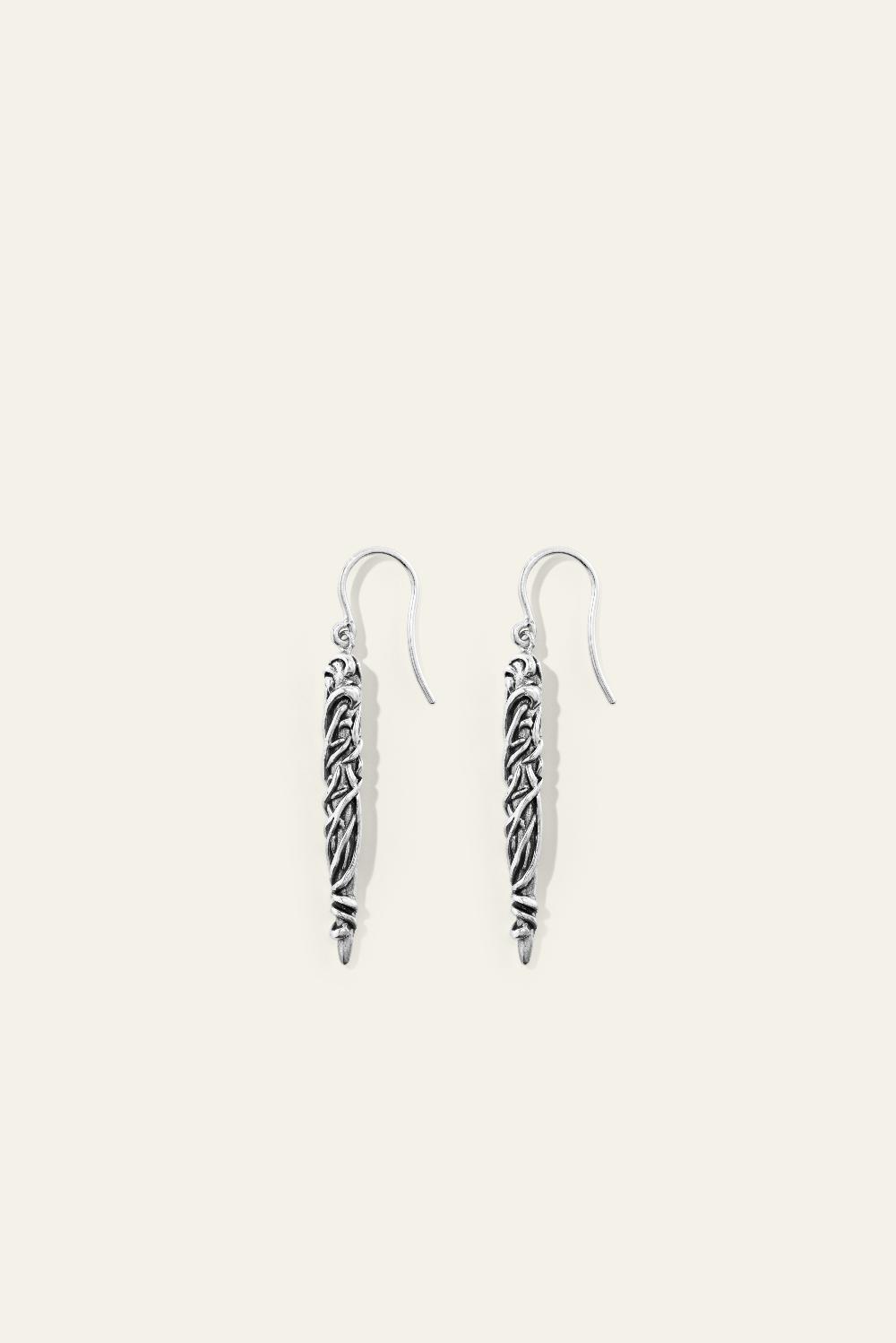 Ba&sh Boucles D'Oreilles Figius Gris