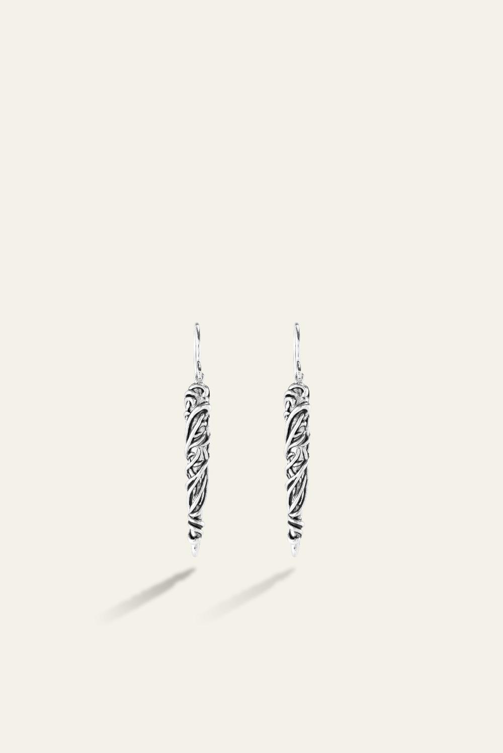 ba&sh Boucles D'Oreilles Figius Gris