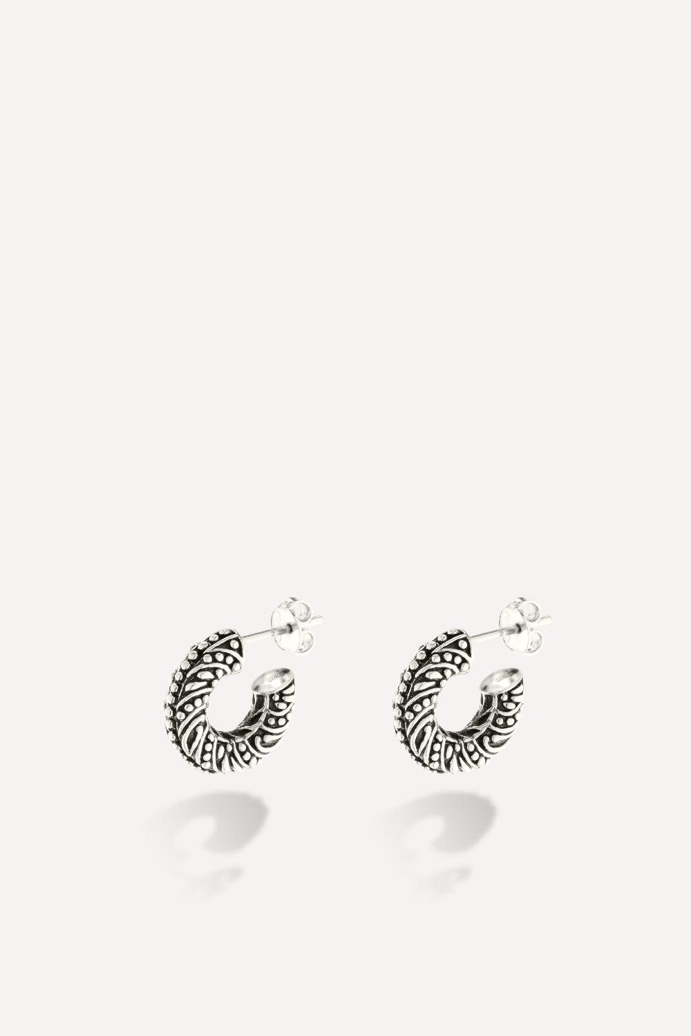 Ba&sh Boucles D'Oreilles Jaideep Gris