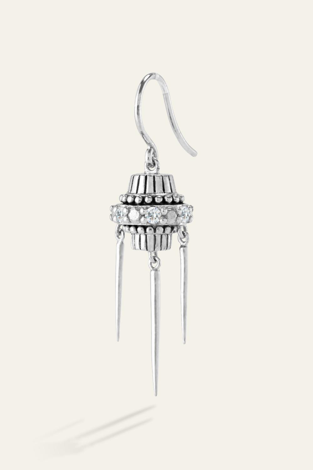 Ba&sh Boucles D'Oreilles Jarod Gris