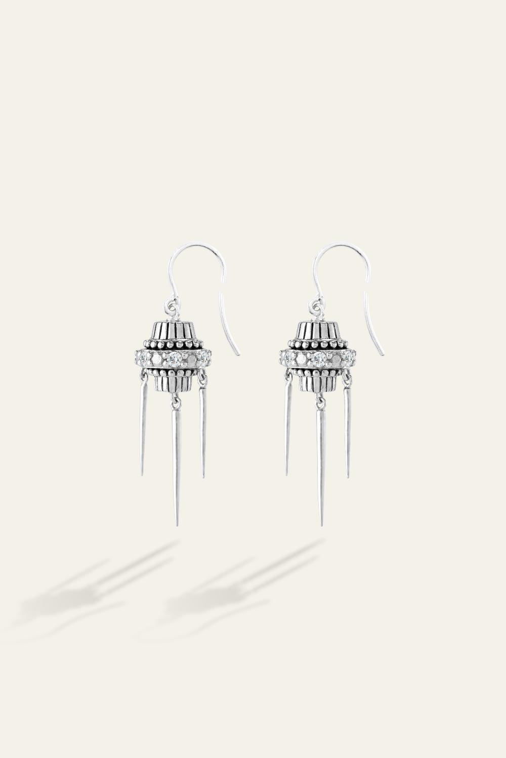 Ba&sh Boucles D'Oreilles Jarod Gris