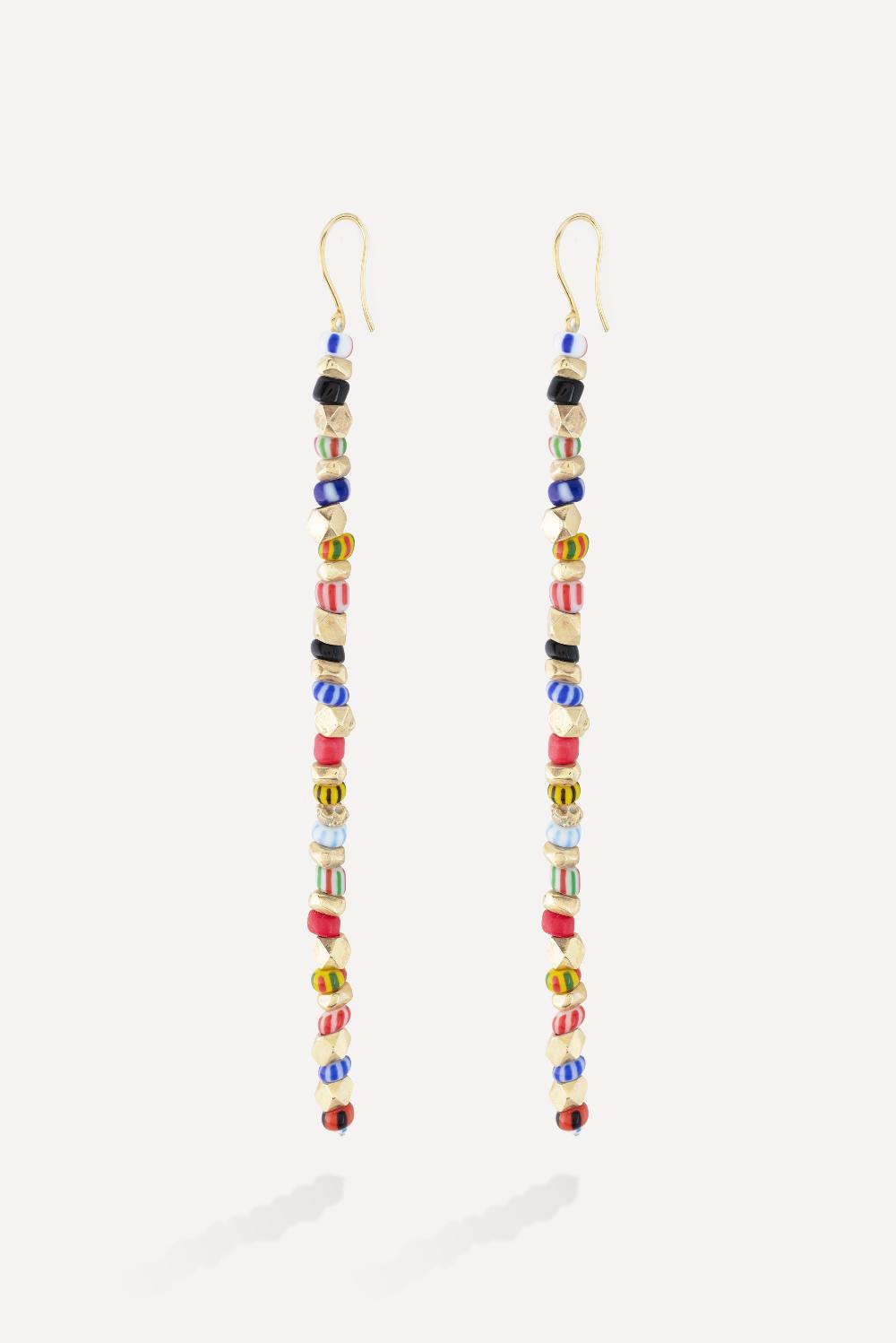 Ba&sh Boucles D'Oreilles Pendantes Ambrose Dore