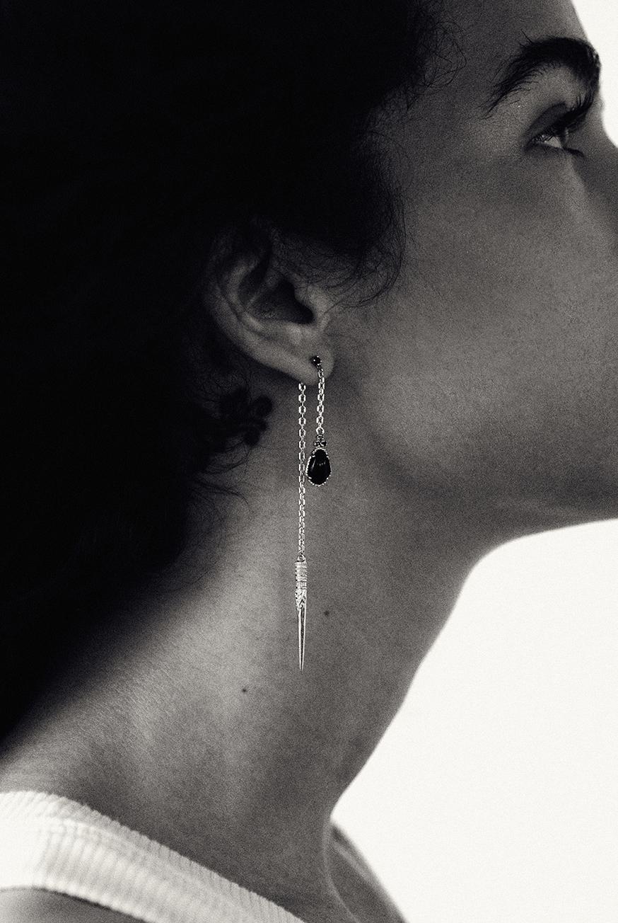 Ba&sh Boucles D'Oreilles Pendentifs Oskar Dore