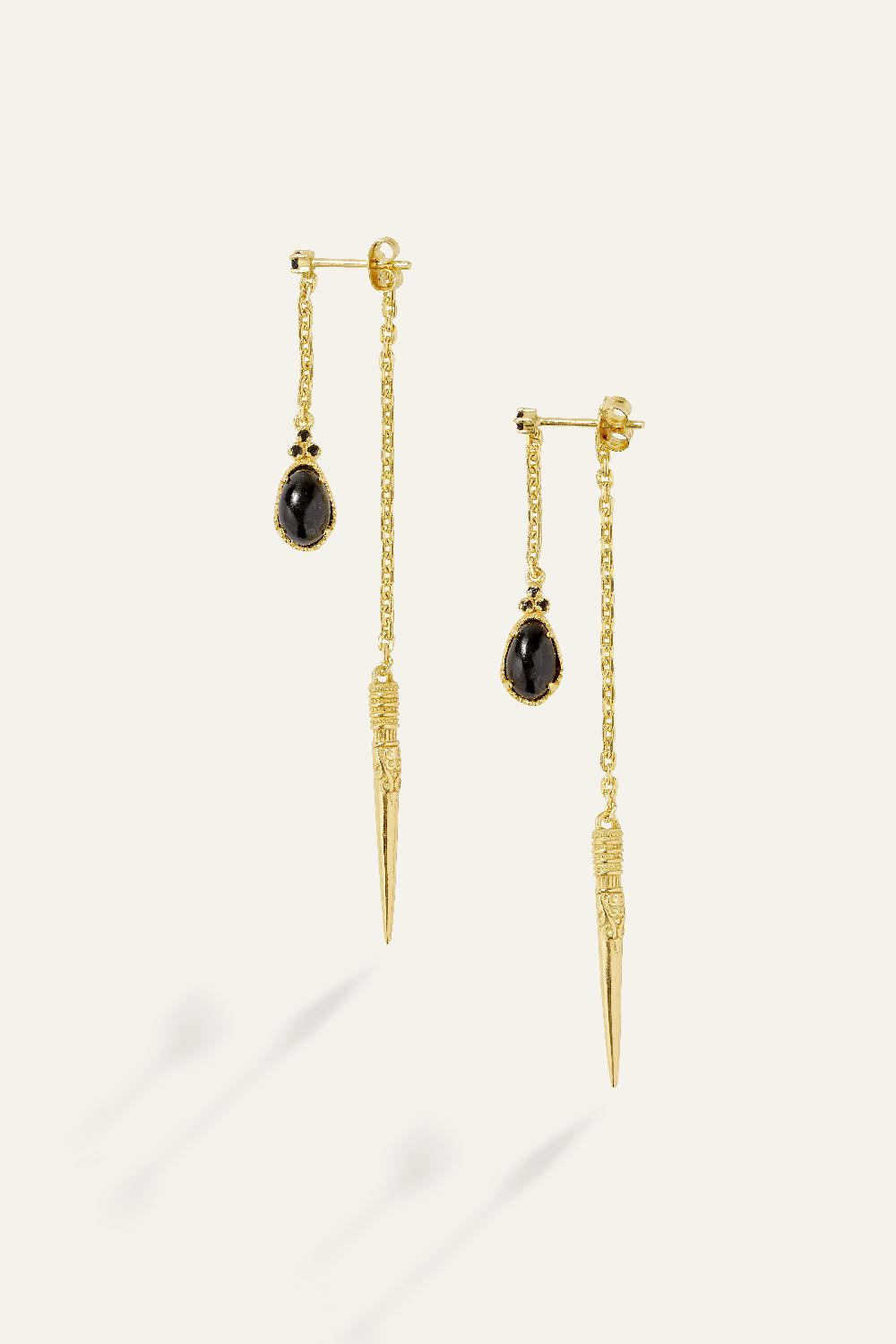 Ba&sh Boucles D'Oreilles Pendentifs Oskar Dore