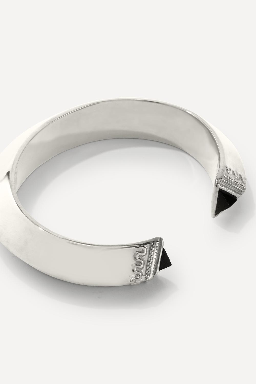 Ba&sh Bracelet Manchette Bono Gris