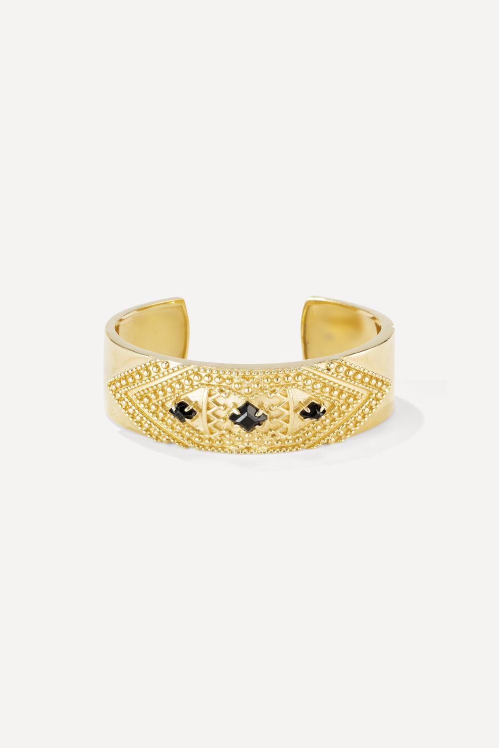 Ba&sh Bracelet Manchette Totem Dore