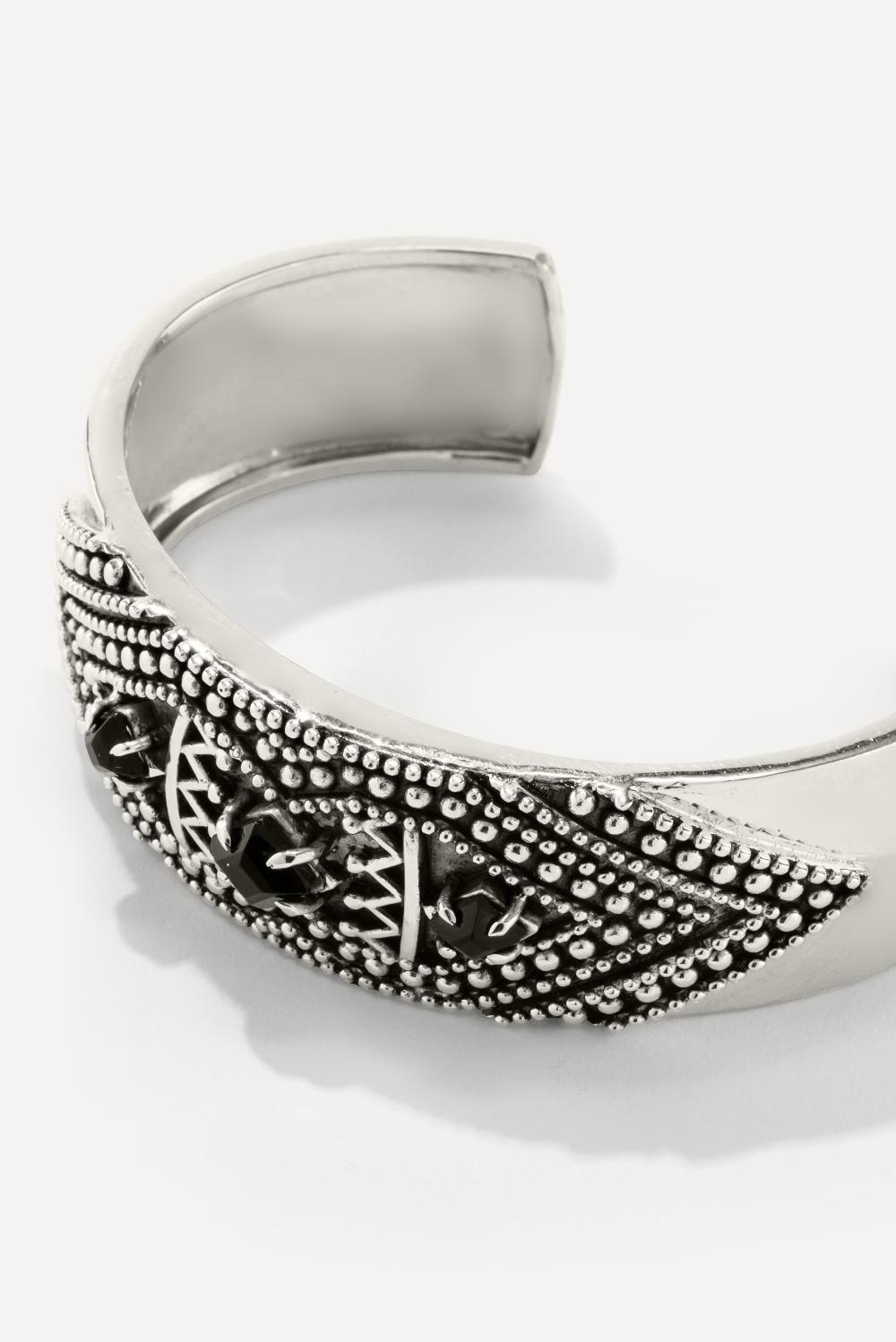 Ba&sh Bracelet Manchette Totem Gris