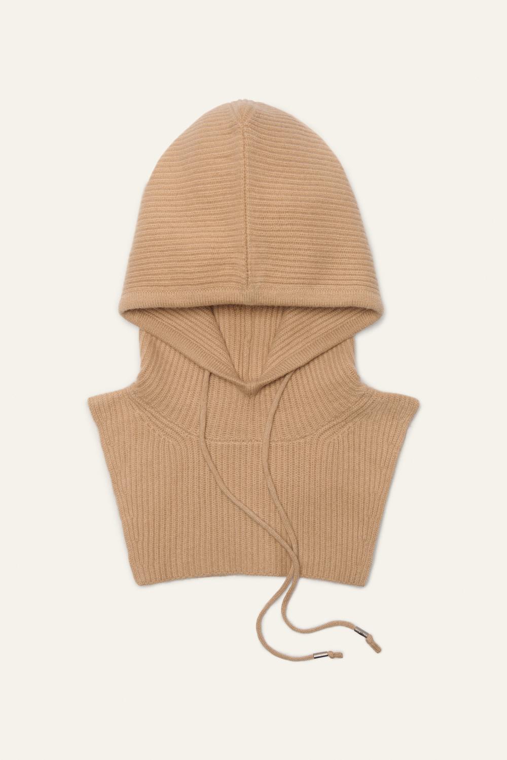 ba&sh Cagoule En Maille Cadetto Marron