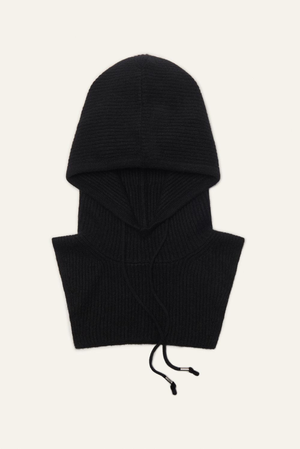 ba&sh Cagoule En Maille Cadetto Noir