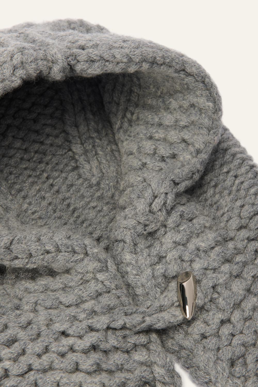 Ba&sh Cagoule MatièRe Chaude Yanno Gris