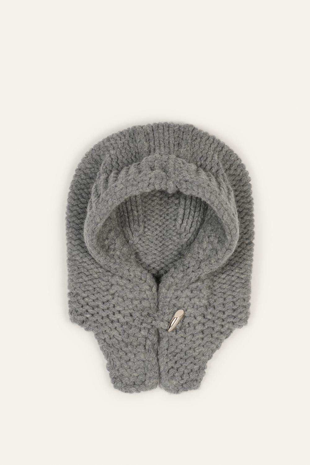 ba&sh Cagoule MatièRe Chaude Yanno Gris