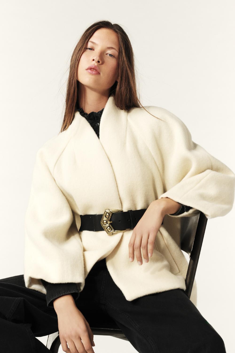 Ba&sh Cape Courte Hini Blanc Ecru