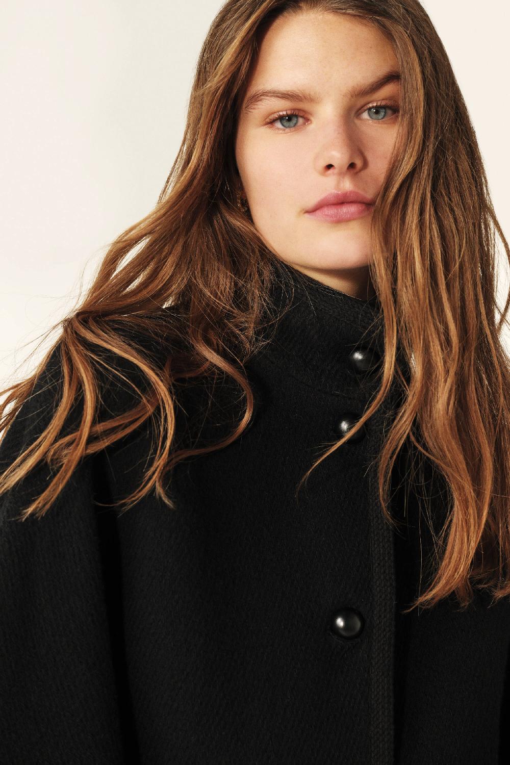 Ba&sh Cape Manches Papillon Villy Noir