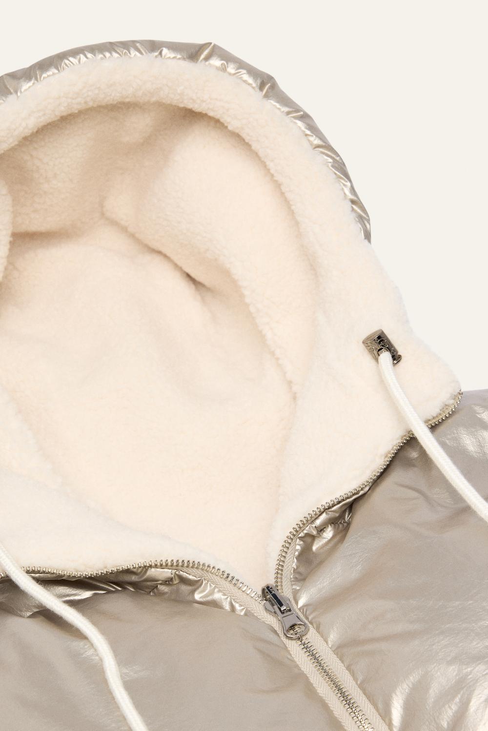 Ba&sh Capuche MolletonnéE Hyvan Gris