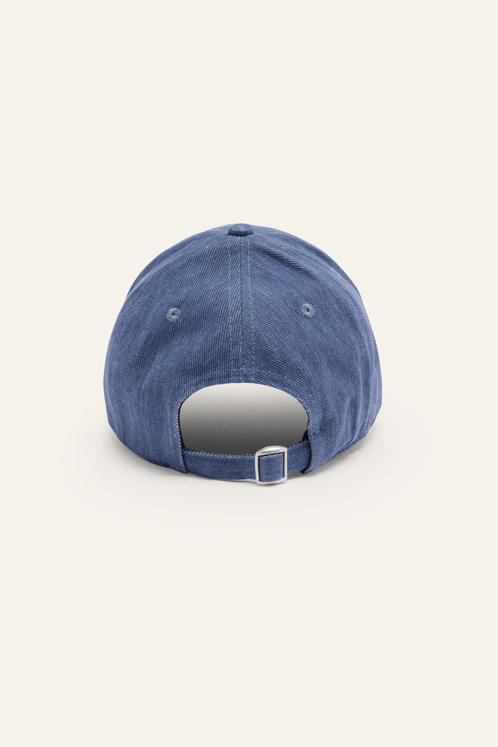 Ba&sh Casquette En Coton Hever Bleu