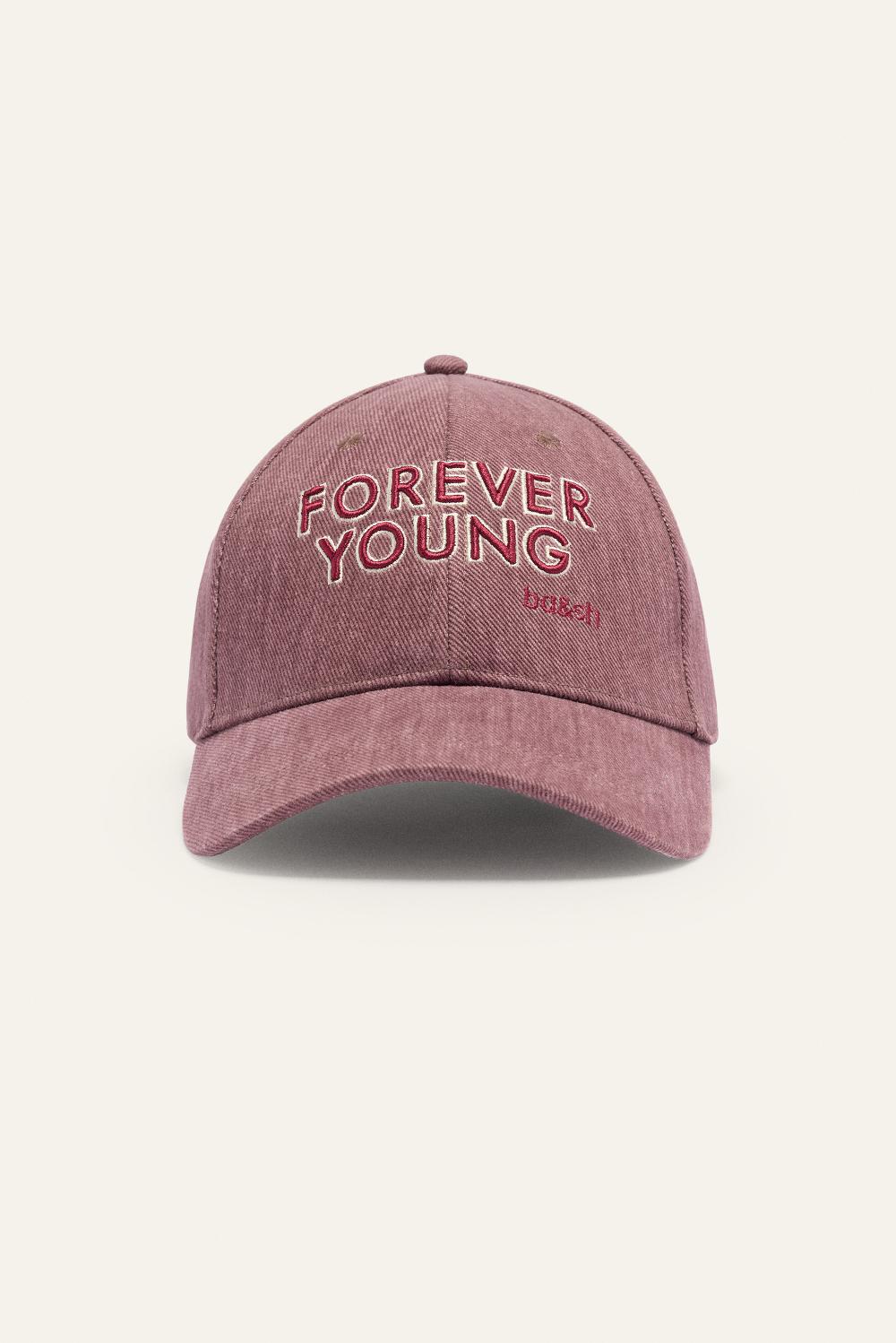 ba&sh Casquette En Coton Hever Prune